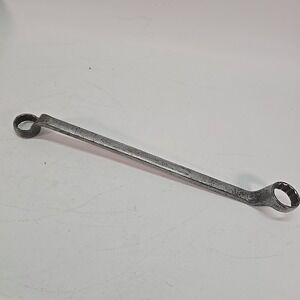 Vintage Duro-Chrome 2058A Double Box-End Offset Wrench 1 3/16" & 1 1/4"
